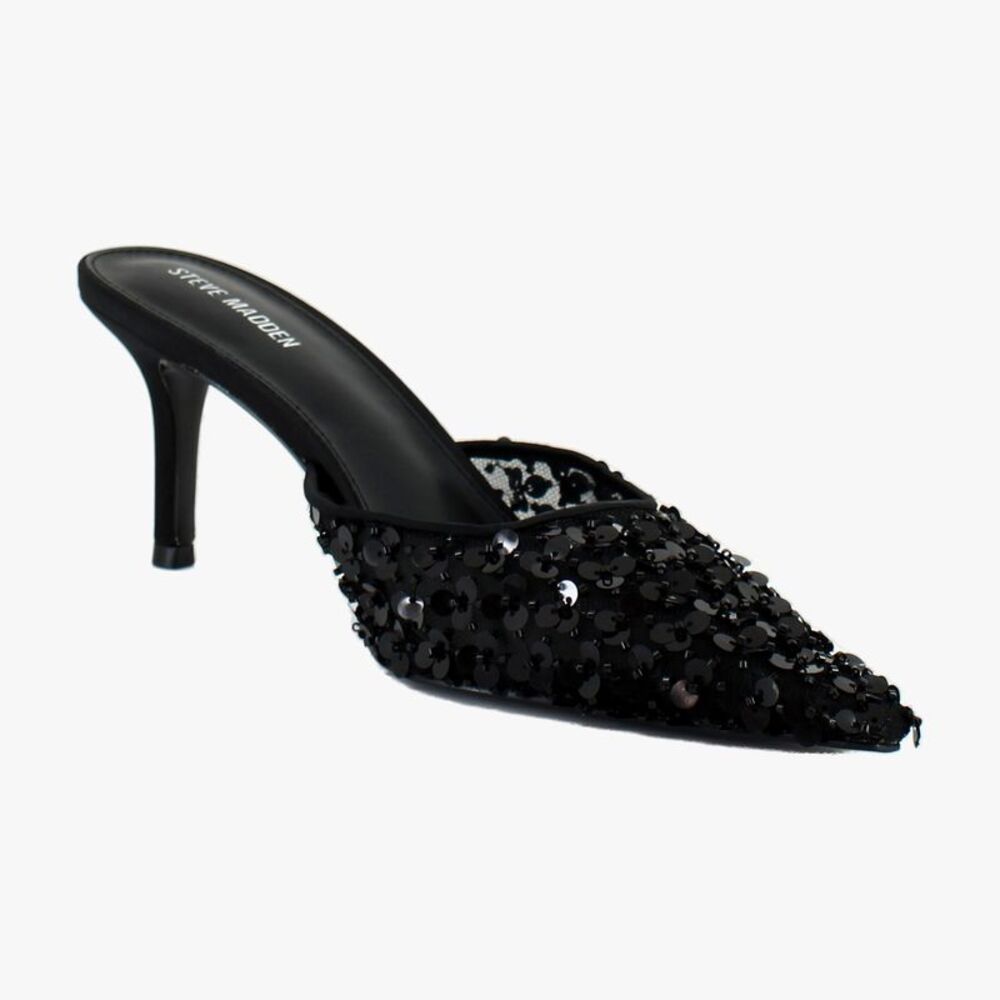 Steve Madden Alexi Black Sequin
